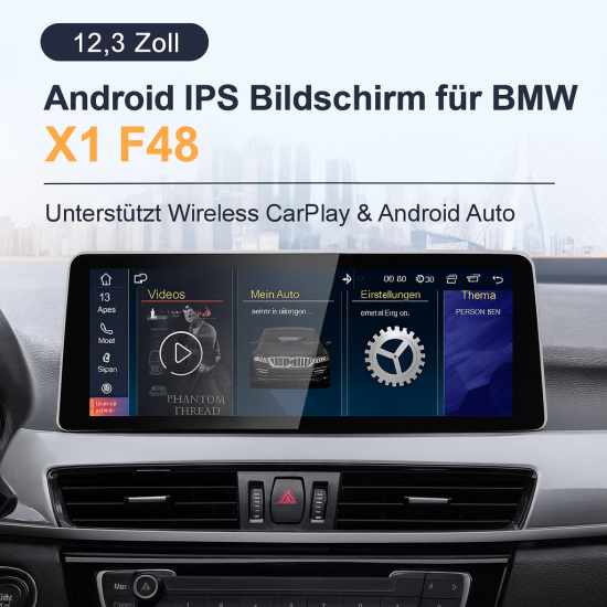 BMW X2 F39 2018-2020 12,3 EVO Wireless CarPlay Android Auto